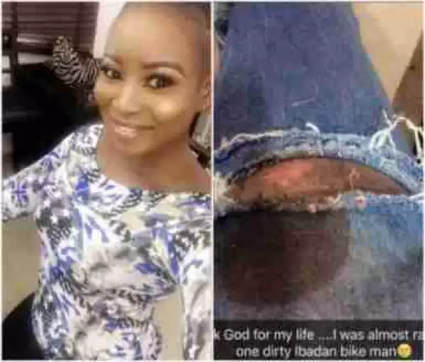 Okada Man Tries To Rape Young Lady In Ibadan (Photos)
